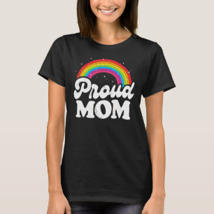 Lgbtq Proud Mum Gay Pride Lgbt Ally Rainbow Mother T-Shirt