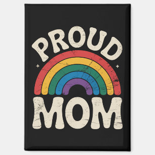 LGBTQ Proud Mum Gay Pride Rainbow Mother's Day Magnet