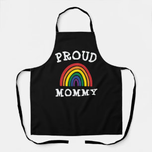 LGBTQ Proud Mummy Gay Pride Rainbow Mother's Day Apron