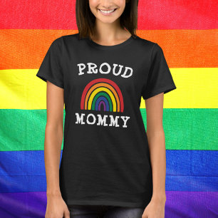 LGBTQ Proud Mummy Gay Pride Rainbow Mother's Day T-Shirt