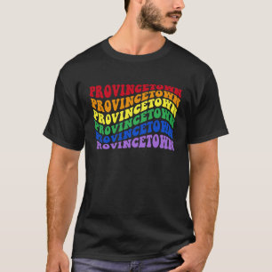 LGBTQ Provincetown Cape Cod Gay Pride LGBT Rainbow T-Shirt