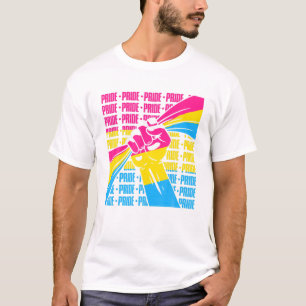 LGBTQ Queer Pansexual Pride Fist Pansexuality Flag T-Shirt