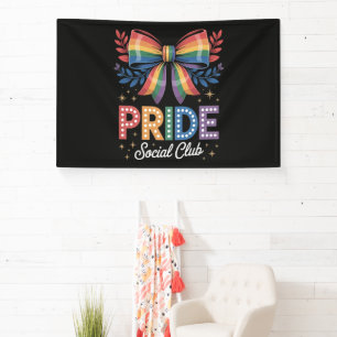 LGBTQ Rainbow Bow Banner