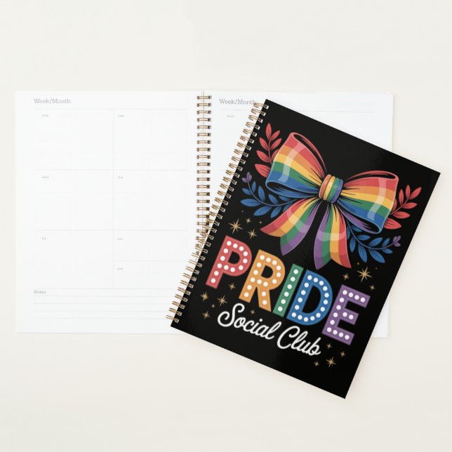 LGBTQ Rainbow Bow Planner (Display)