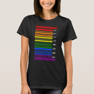 Lgbtq Rainbow Equality Kind Straight Ally Gender A T-Shirt
