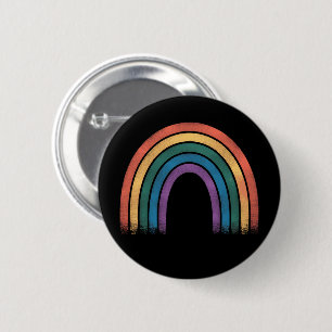 LGBTQ Rainbow Flag Gay Pride LGBT Awareness Ally  6 Cm Round Badge