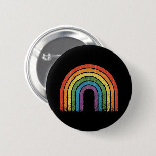 LGBTQ Rainbow Flag Gay Pride LGBT Awareness Ally  6 Cm Round Badge