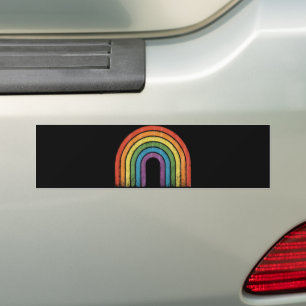 LGBTQ Rainbow Flag Gay Pride LGBT Awareness Ally  Bumper Sticker