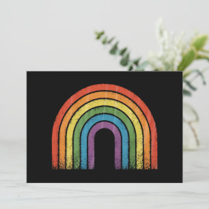 LGBTQ Rainbow Flag Gay Pride LGBT Awareness Ally  Invitation