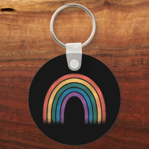 LGBTQ Rainbow Flag Gay Pride LGBT Awareness Ally  Key Ring