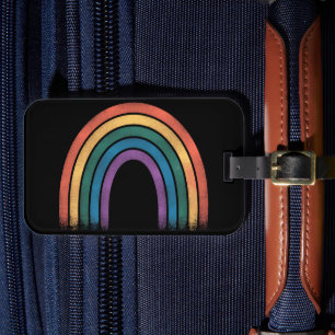 LGBTQ Rainbow Flag Gay Pride LGBT Awareness Ally Luggage Tag