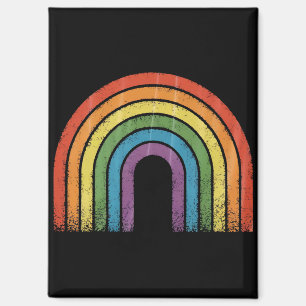 LGBTQ Rainbow Flag Gay Pride LGBT Awareness Ally Magnet