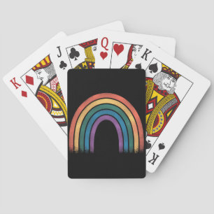 LGBTQ Rainbow Flag Gay Pride LGBT Awareness Ally Playing Cards
