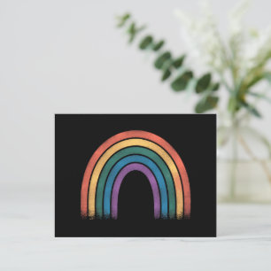 LGBTQ Rainbow Flag Gay Pride LGBT Awareness Ally  Postcard