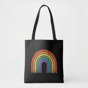 LGBTQ Rainbow Flag Gay Pride LGBT Awareness Ally Tote Bag