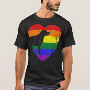 LGBTQ Rainbow Flag Labrador Retriever Lab Owner Do T-Shirt