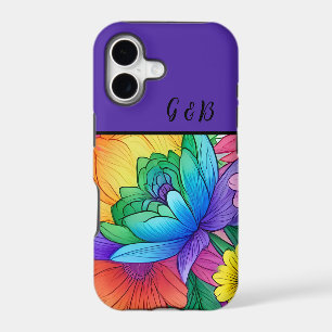 lgbtq rainbow floral