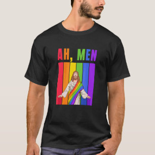 Lgbtq Rainbow Gay Pride Ah Men T-Shirt