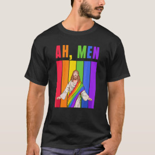 Lgbtq Rainbow Gay Pride Ah Men T-Shirt