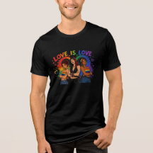 LGBTQ Rainbow Graphic T-Shirt