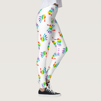 LGBTQ+ Rainbow hands Leggings