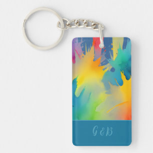 lgbtq rainbow  key ring