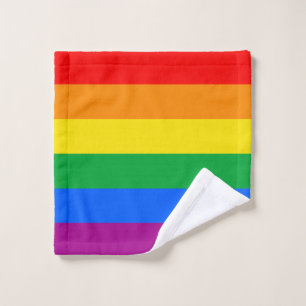 LGBTQ+ Rainbow Pride Flag Wash Cloth