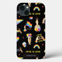  LGBTQ Rainbow Pride Pattern | Monogram