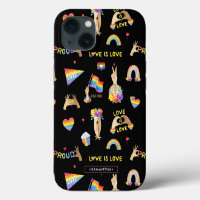 LGBTQ Rainbow Pride Pattern | Monogram