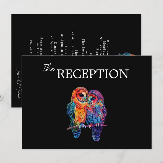 LGBTQ+ Reception Details  Eternal Unity Enclosure Card (Front/Back)