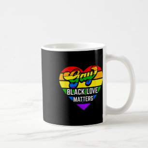 Lgbtq Resist Fist Gay Pride Black Love S Awareness Coffee Mug
