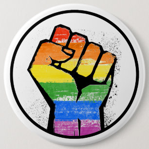 LGBTQ RESISTANCE - - 6 CM ROUND BADGE