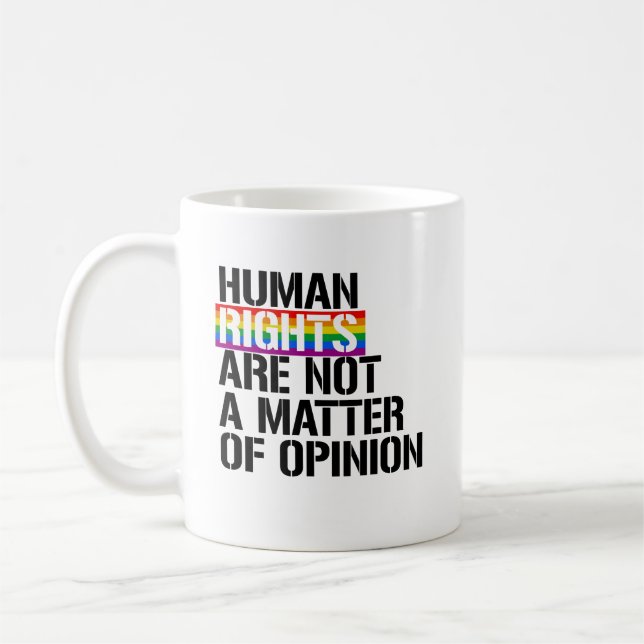 LGBTQ Rights Coffee Mug (Left)