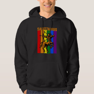 LGBTQ Sagittarius Zodiac Sign Vintage Astrology Hoodie
