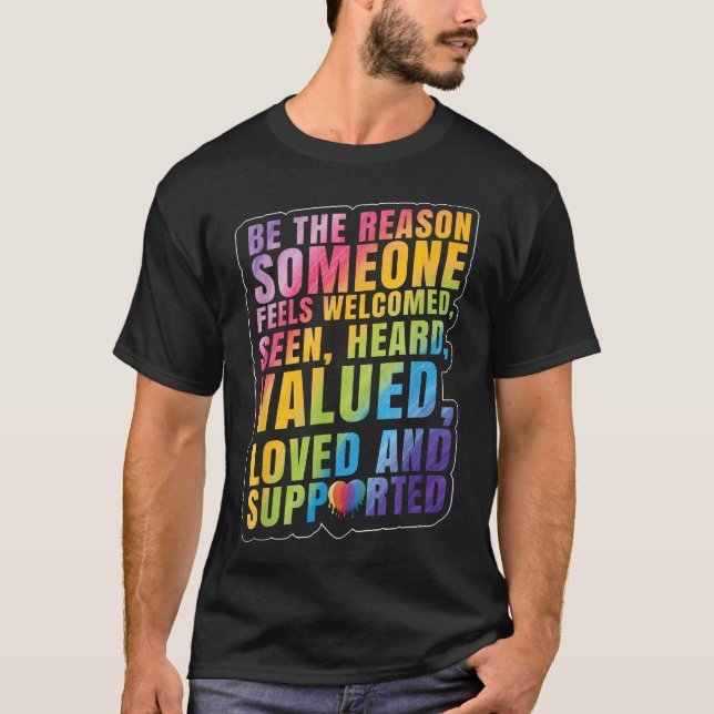Lgbtq  Support Lgbt  Pride Month T-Shirt (Front)