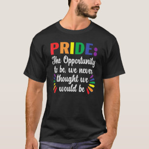 Lgbtq Supporter Gender Equality Pride Parade Lgbtq T-Shirt
