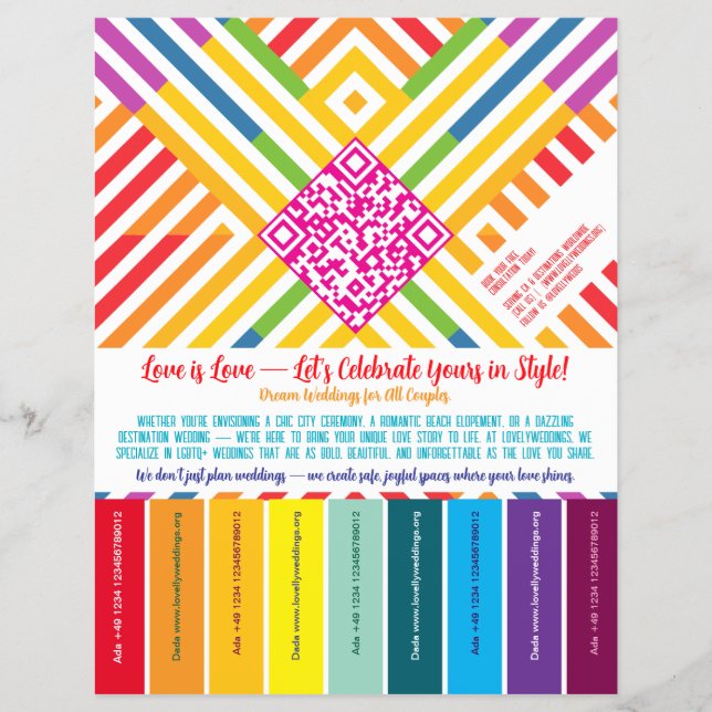 LGBTQ+ tear off flyer (Front)