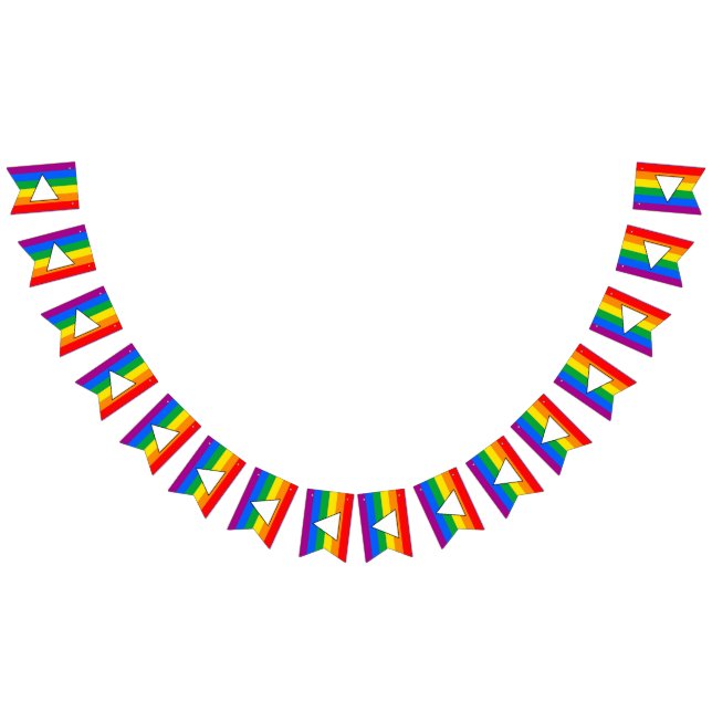 LGBTQ+ Triangle and Rainbow Pride Bunting (All)