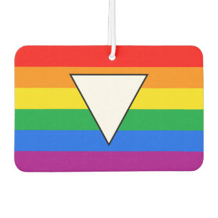 LGBTQ+ Triangle and Rainbow Pride Car Air Freshener