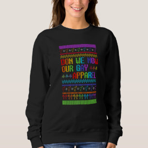 Lgbtq Ugly Christmas Sweater Don We Now Our Gay Ap