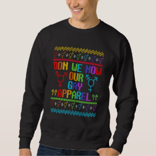 Lgbtq Ugly Christmas Sweater Don We Now Our Gay Ap