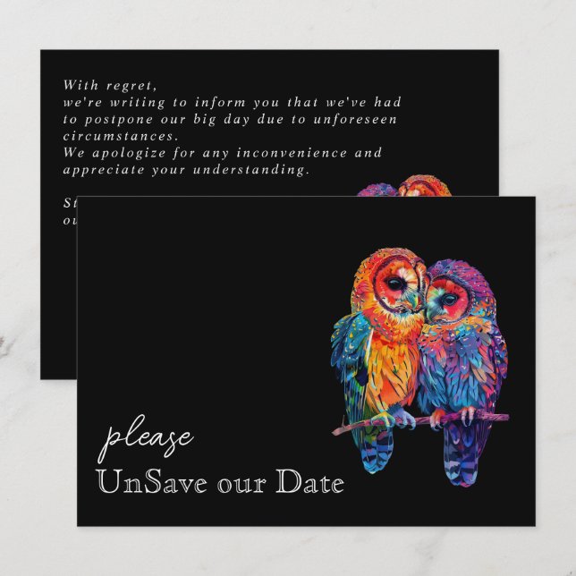 🌈LGBTQ+ UnSave our  Date funny Eternal Unity Enclosure Card (Front/Back)