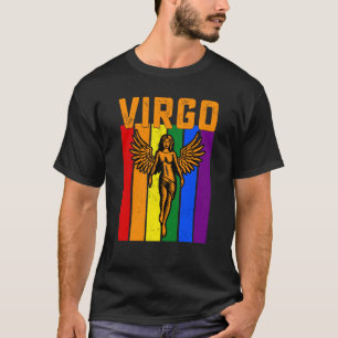 LGBTQ Virgo Zodiac Sign Vintage Astrology T-Shirt
