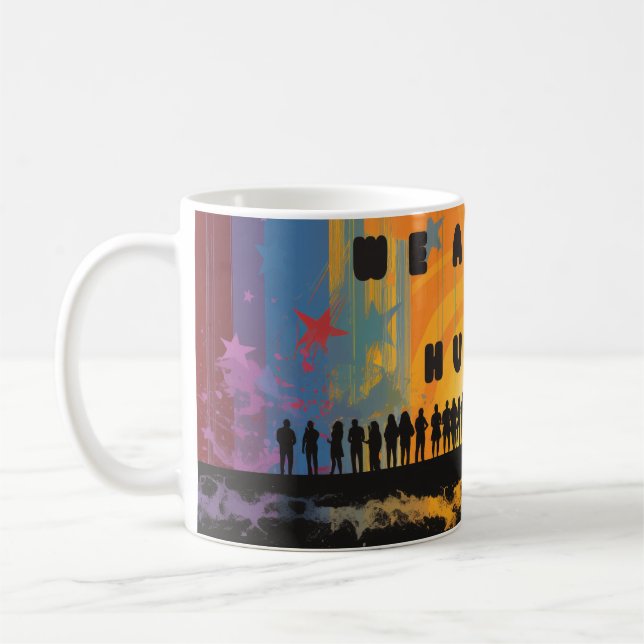 LGBTQ we are all human Coffee Mug (Left)