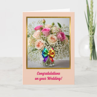 LGBTQ+ Wedding Congratulations Card
