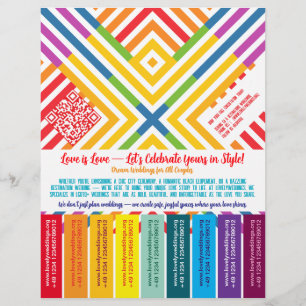 LGBTQ+ wedding organiser flyer