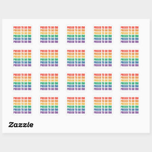 LGBTQI+ Pride: Proud to Be Me - Queer-Love  Square Sticker