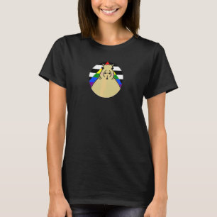 Lgbtqia+ Capybara In Straight Ally Pride Rainbow C T-Shirt