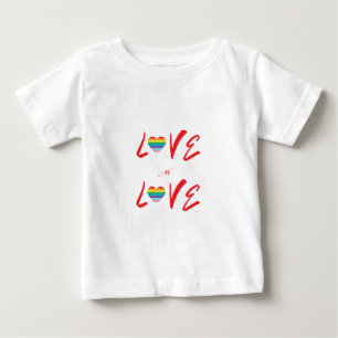 LGBTQIA Love Always Wins Rainbow Pride T-Shirt 