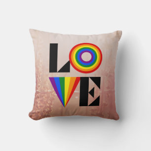 LGBTQIA+ LOVE THROW CUSHION